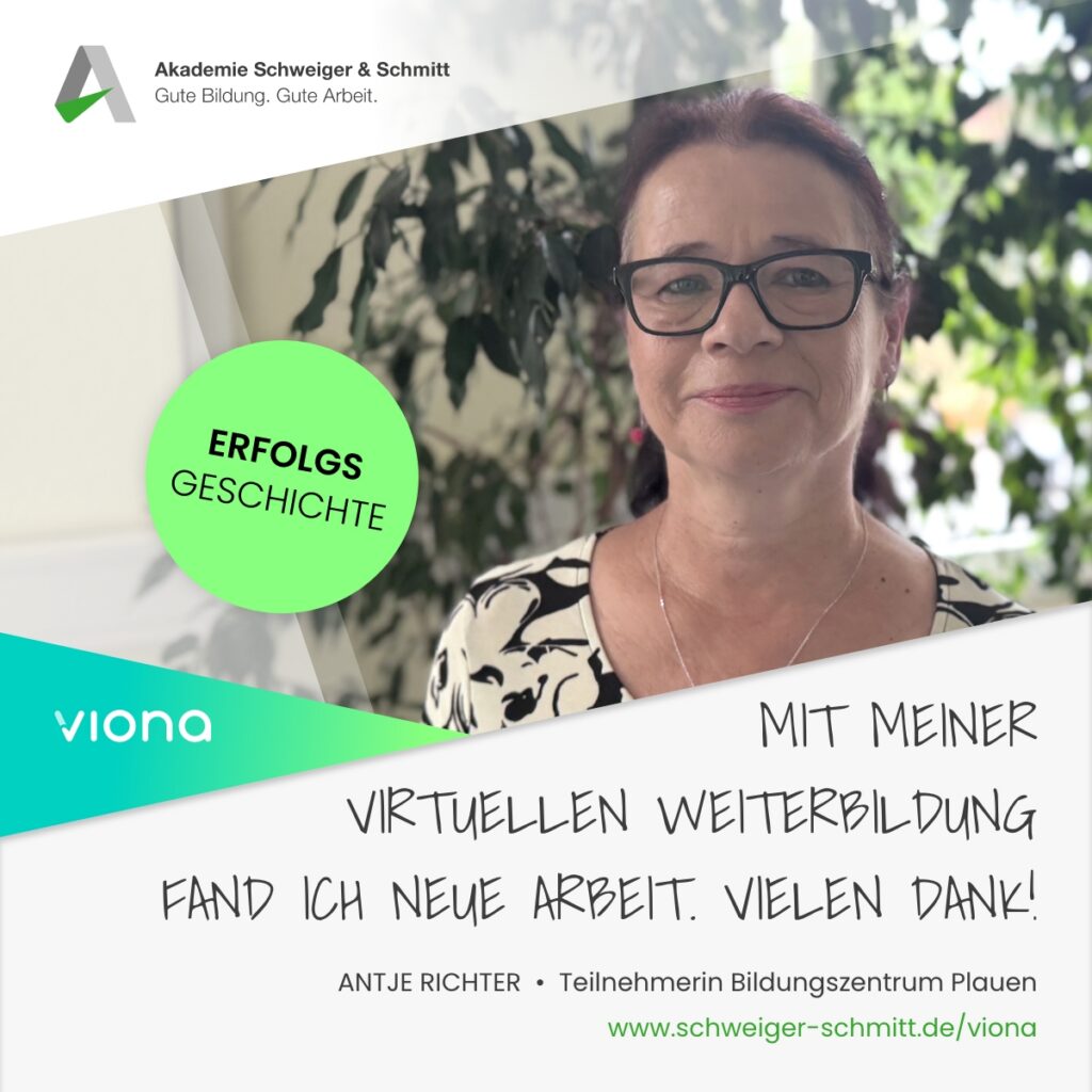 Akademie Schweiger & Schmitt Viona Erfolgsgeschichte Bildungszentrum Plauen Vogtland