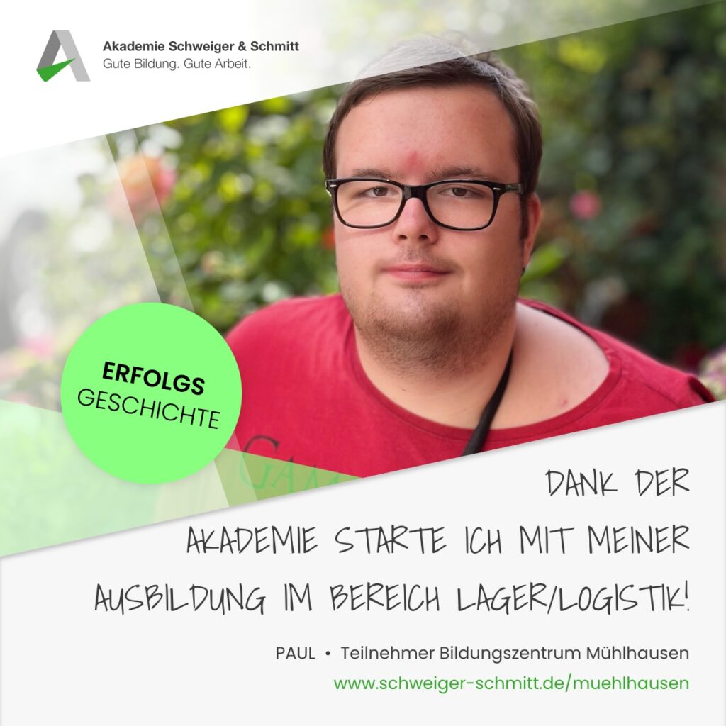 Erfolgsgeschichte Berufliche Rehabilitation Mühlhausen